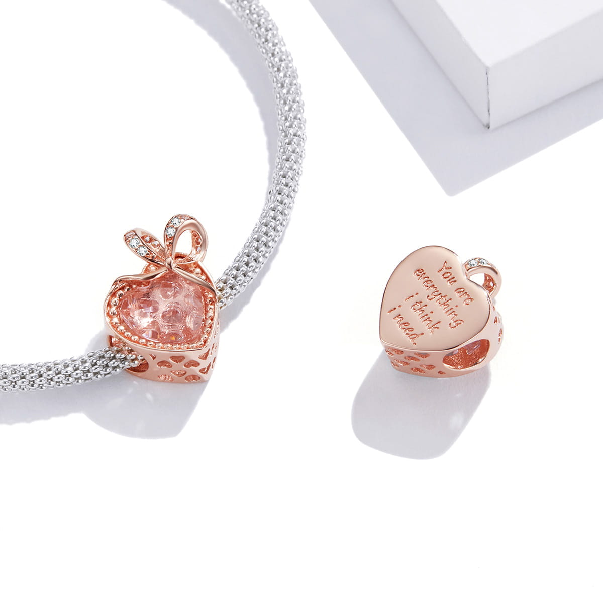 Charms Serce opalizujące z cyrkoniami FUG0969 2