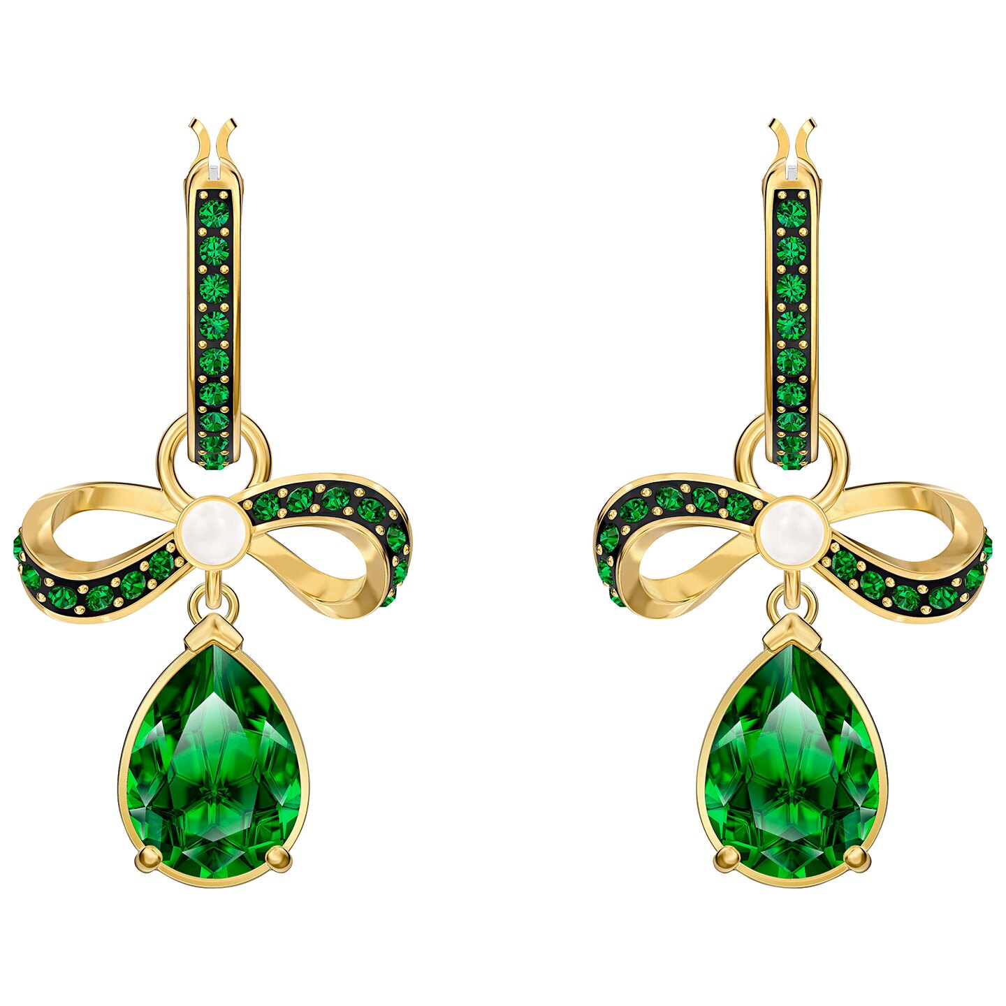 Swarovski kolczyki • Black baroque 5490978 2
