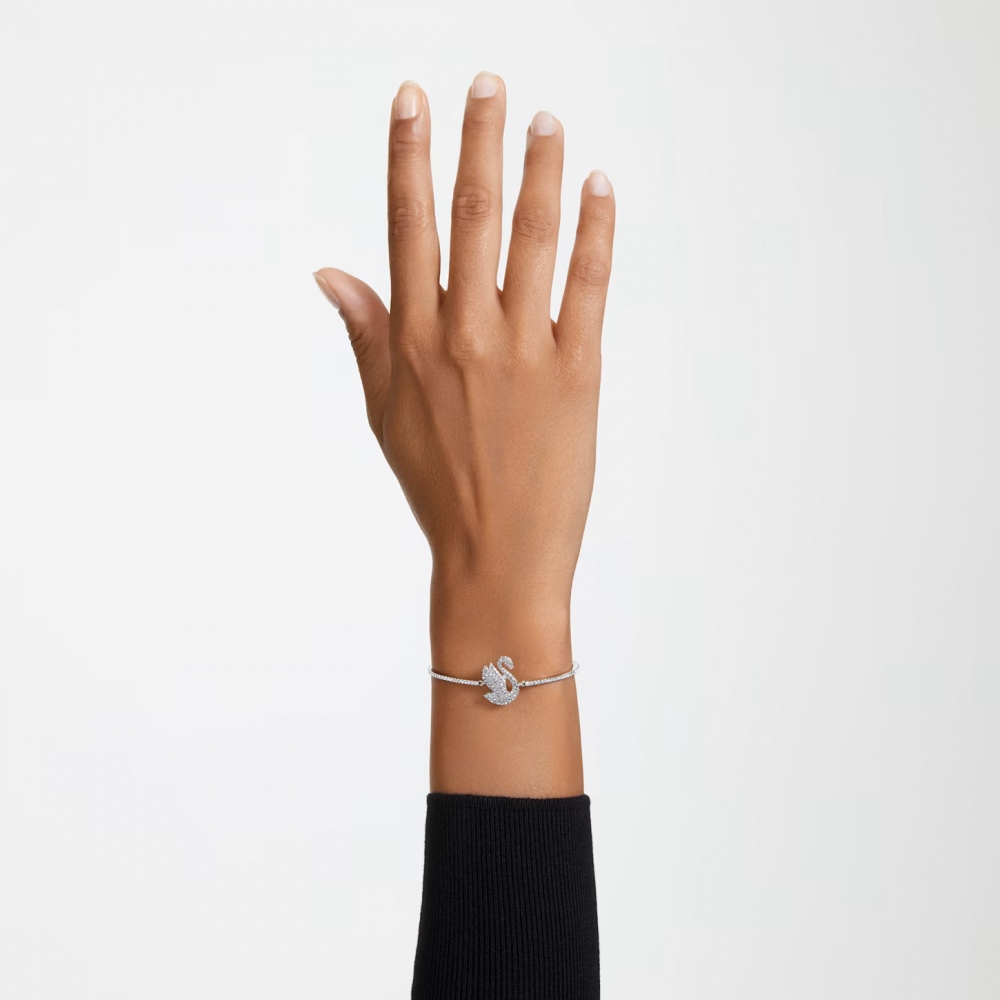 Bransoletka SWAROVSKI • Iconic Swan bangle 5649772 3