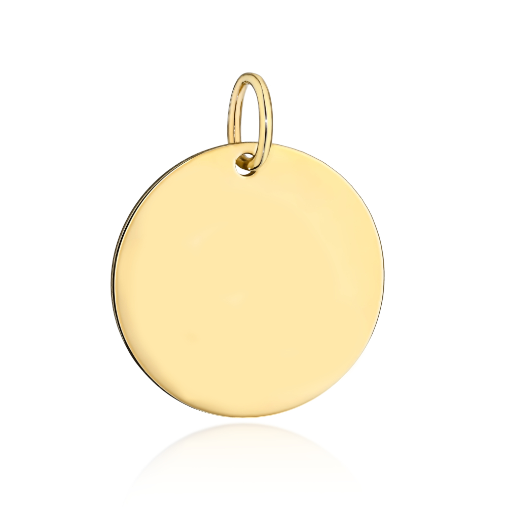 Zawieszka złota gładkie kółko FUG6-21-Z00407-2 1