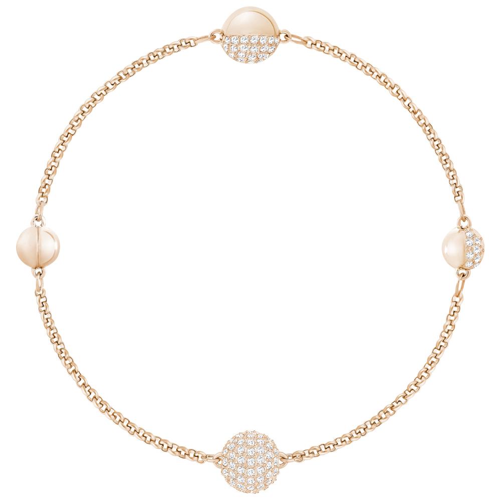 Swarovski Remix Collection ★ Round Shape, White, Rose gold plating 5365763 3