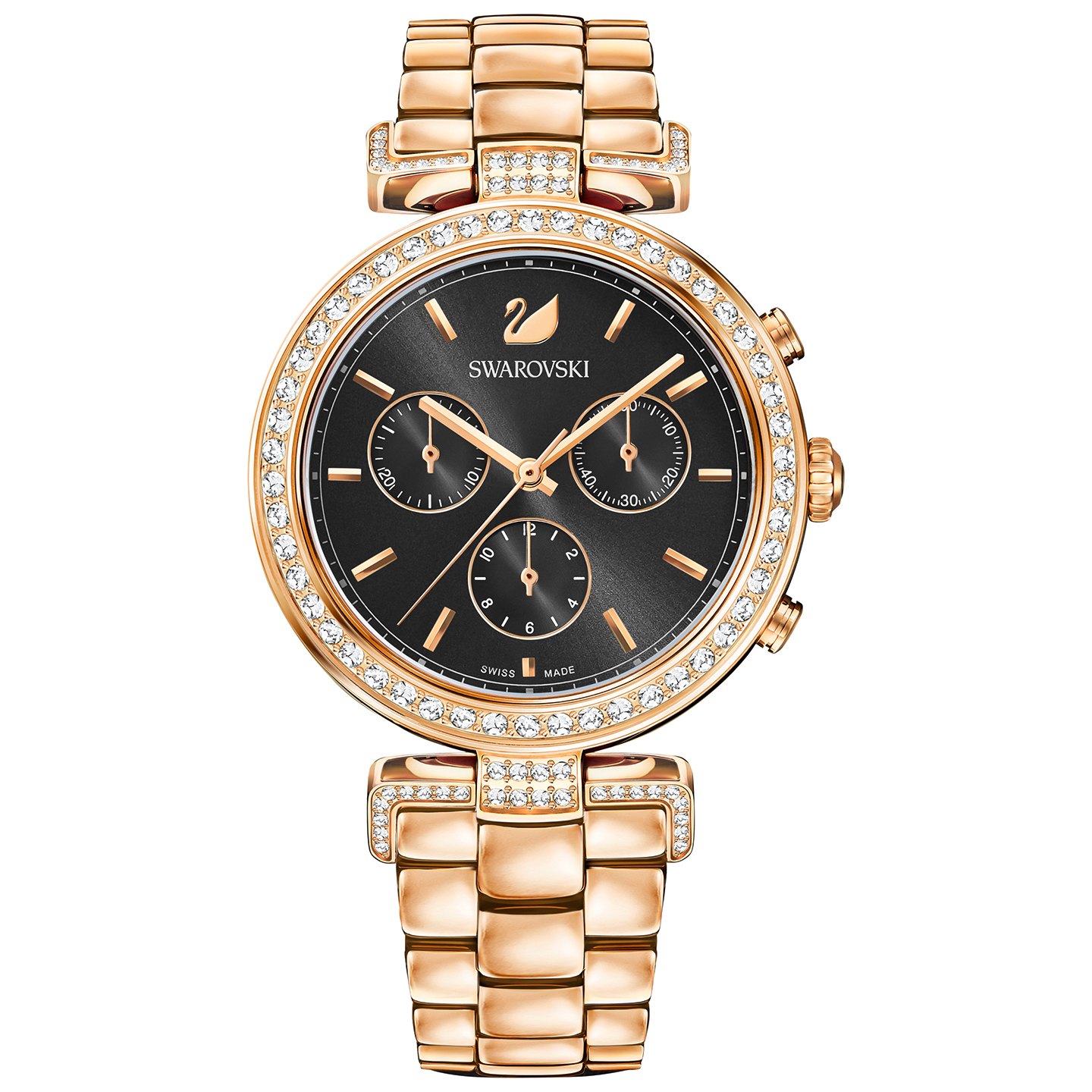 Zegarek Swarovski • Era Journey Watch, Metal bracelet, Gray, Rose gold tone 5295366 1