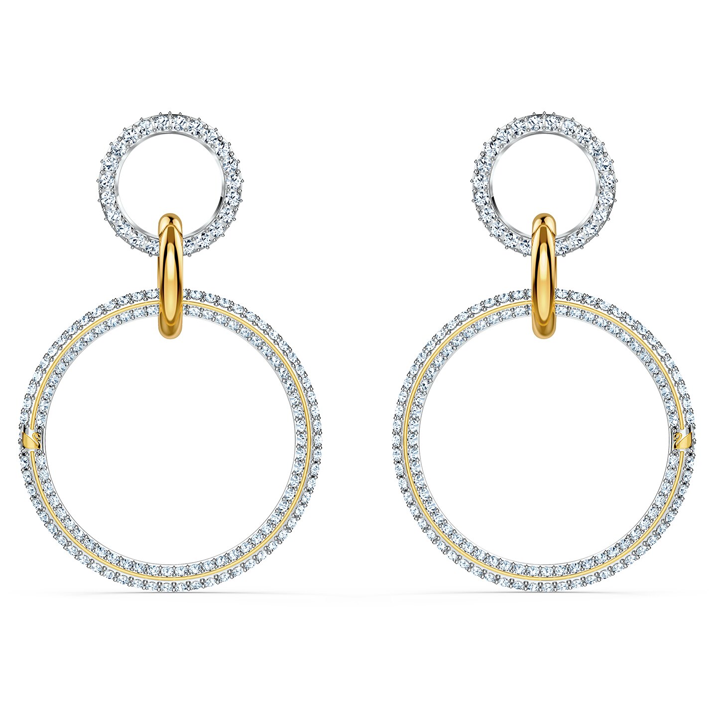 Kolczyki SWAROVSKI • Stone Hoop Pierced Earrings 5523991 1