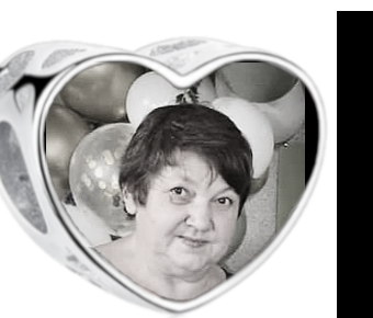 Charms • Zawieszka ze zdjęciem i grawerem • Serce ażurowe 2
