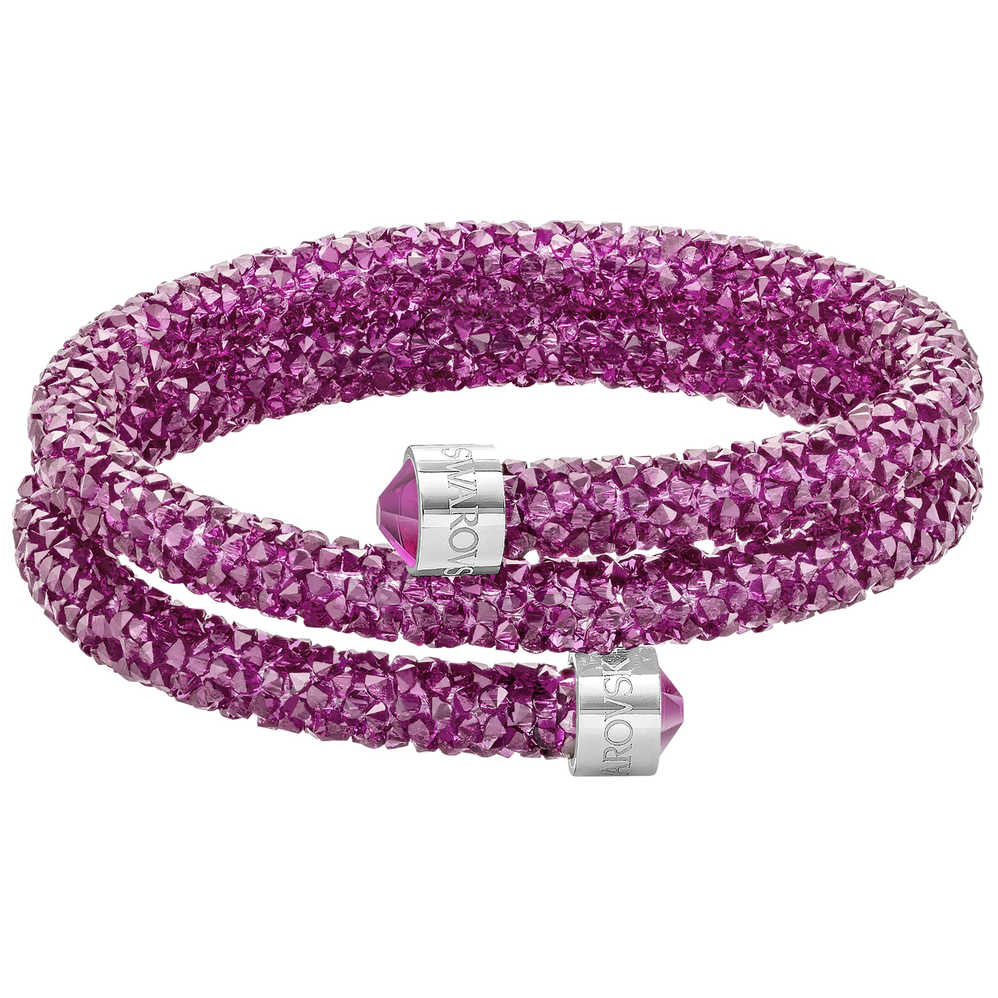 Bransoletka SWAROVSKI • Crystaldust Bangle Pink 5273643 2