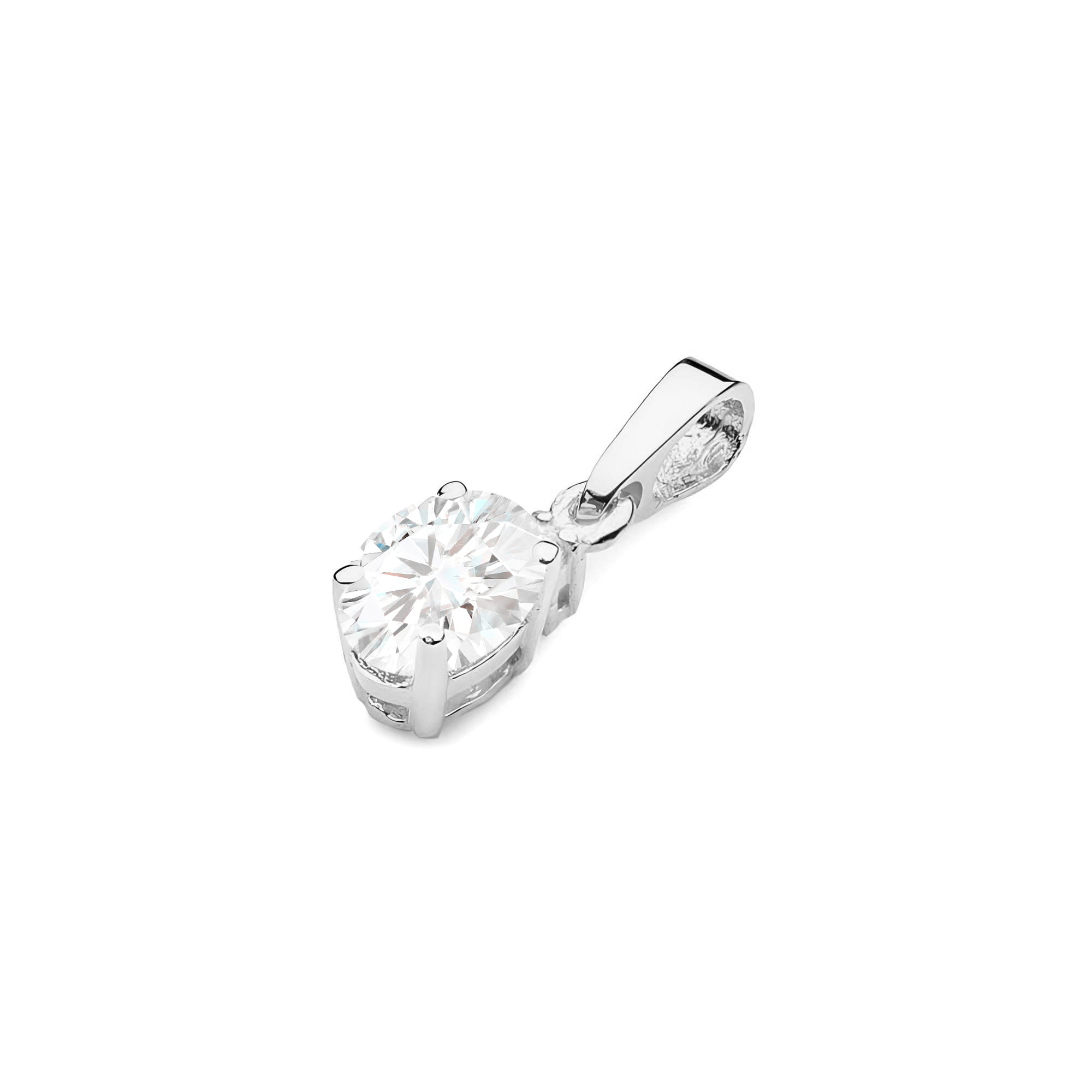 Zawieszka z białego złota z diamentem laboratoryjnym FZ001-B585-LD0.42 2