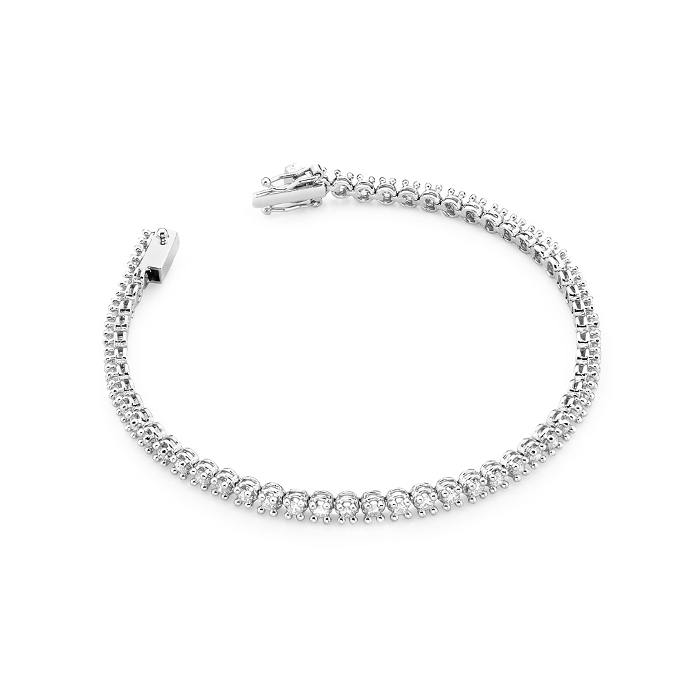Bransoletka z białego złota z diamentami FB32948-B585-B2.16 3