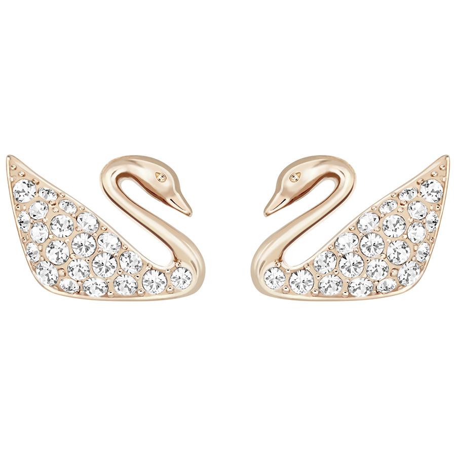 Swarovski kolczyki • Swan Mini Pierced Earrings 5144289 2