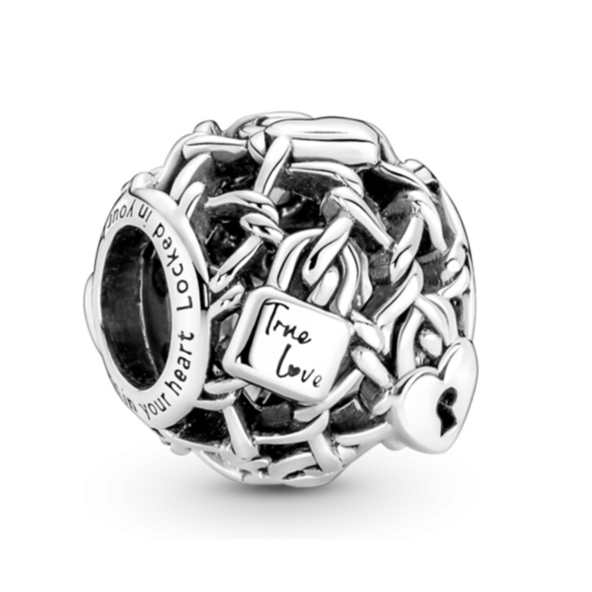 Charms Pandora ażurowe łańcuszki z kłódkami 790071C00 GRAWER GRATIS 1