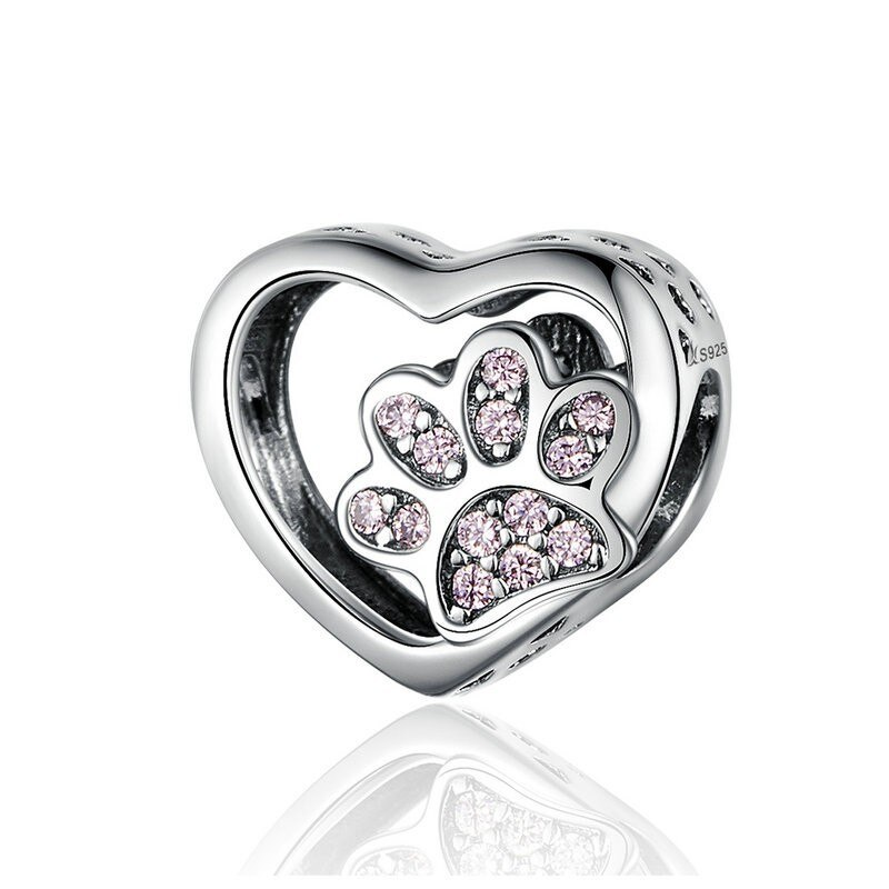 Charms Różowa łapka FUG0512 2