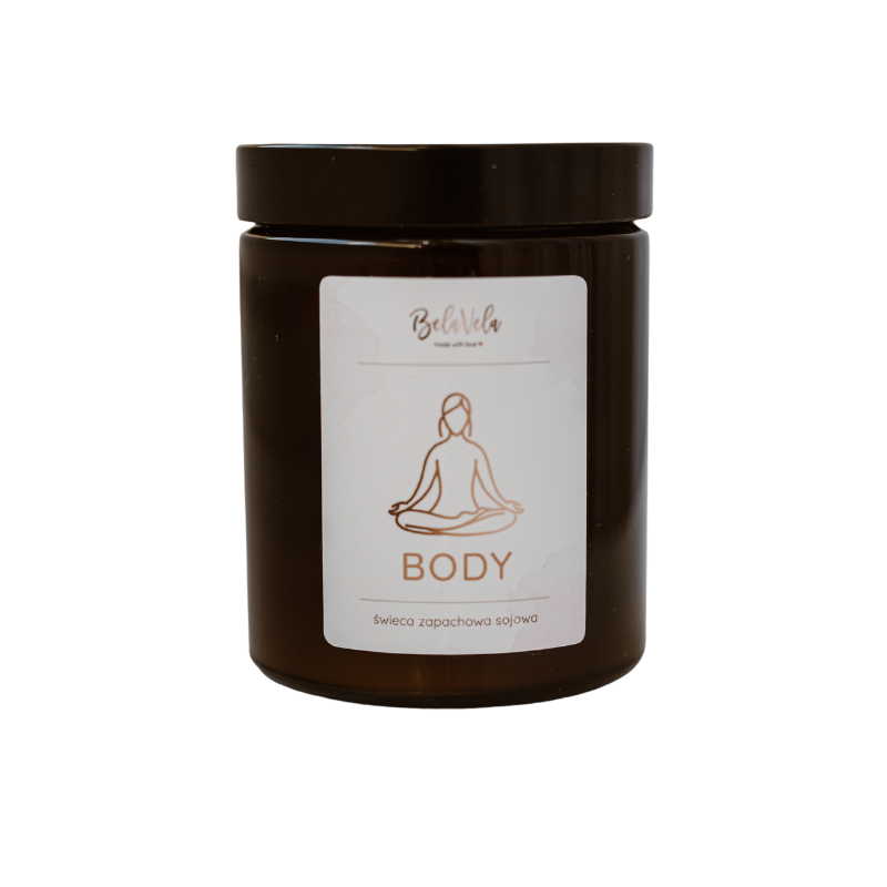 ŚWIECA SOJOWA BODY BERGAMOTKA 6