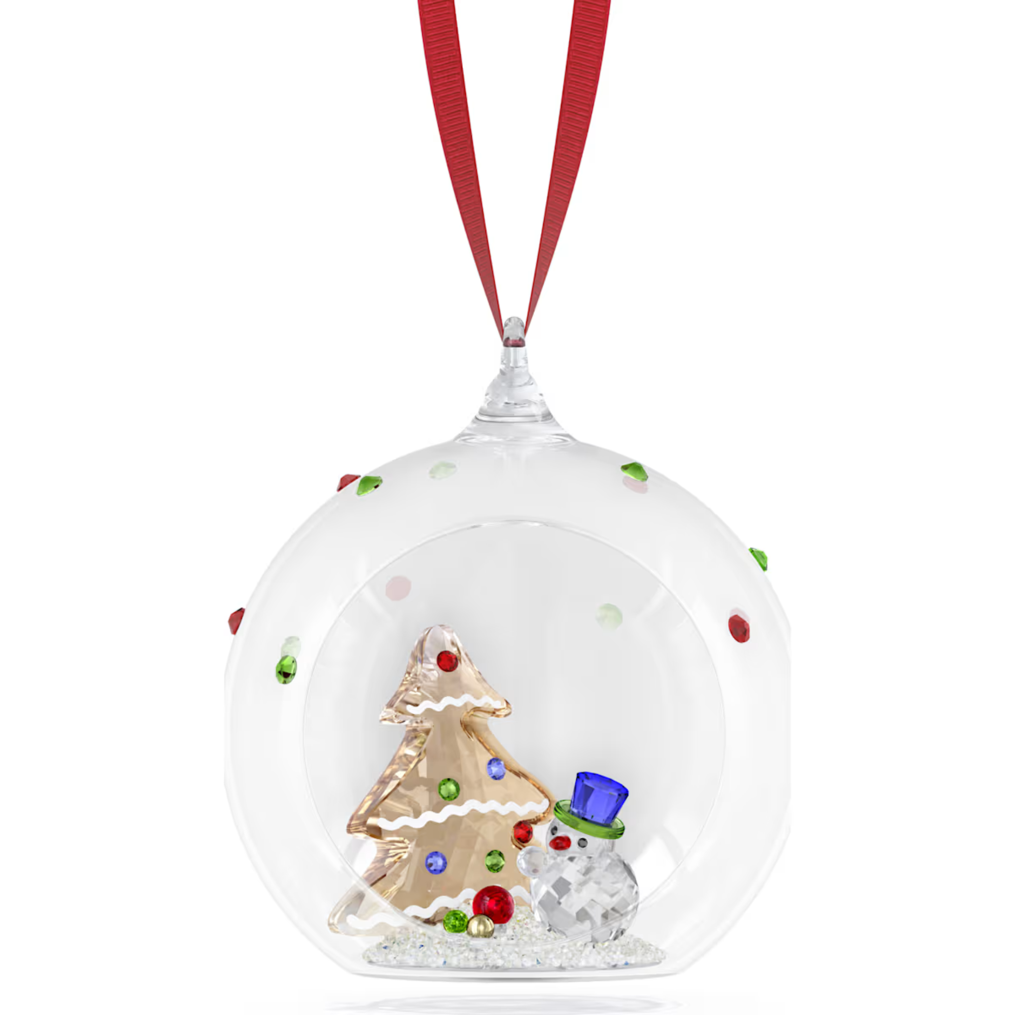 Figurka SWAROVSKI • choinka z bałwanem 5701509 2