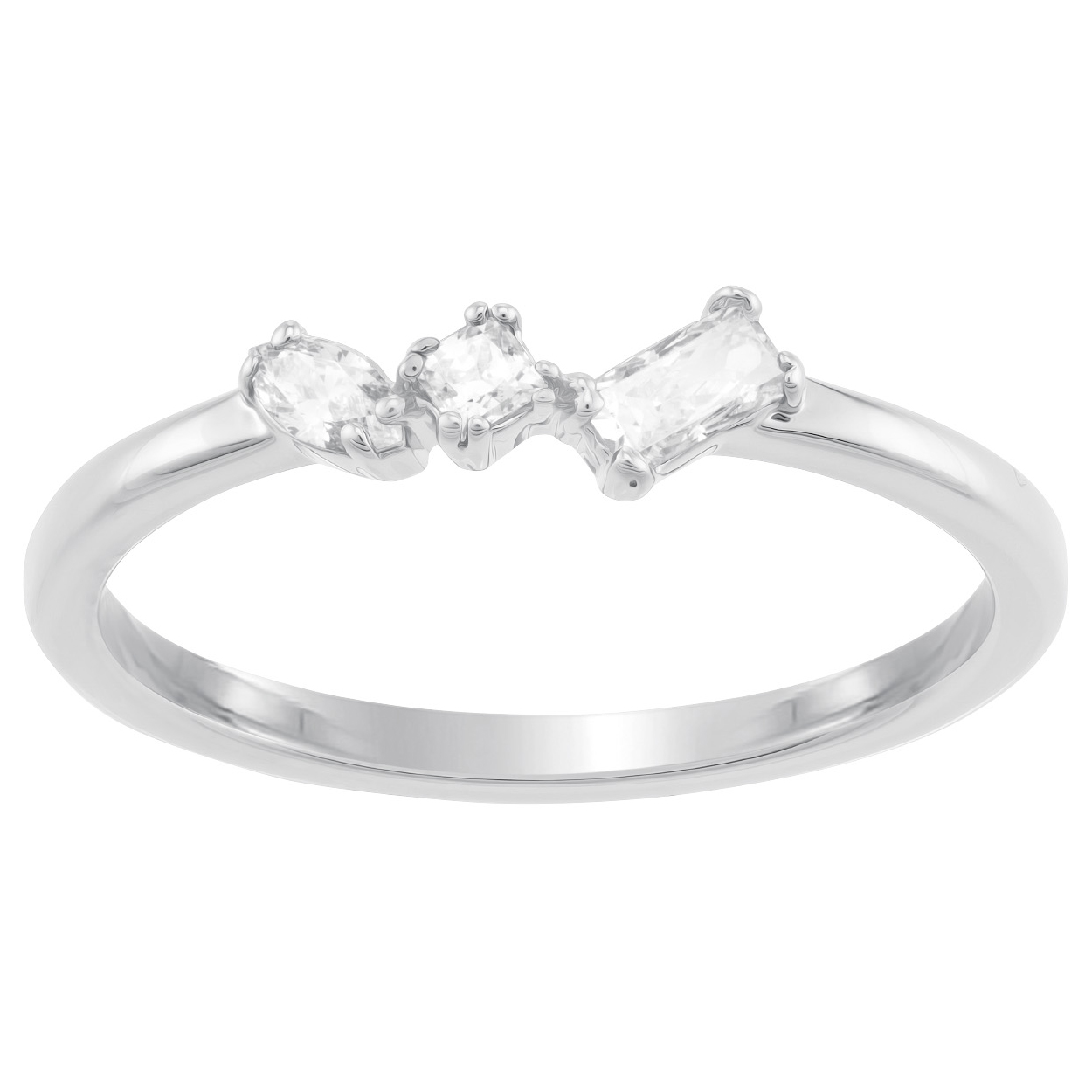 Pierścionek Swarovski • Frisson Mixed Cuts Ring, White 5370999 1