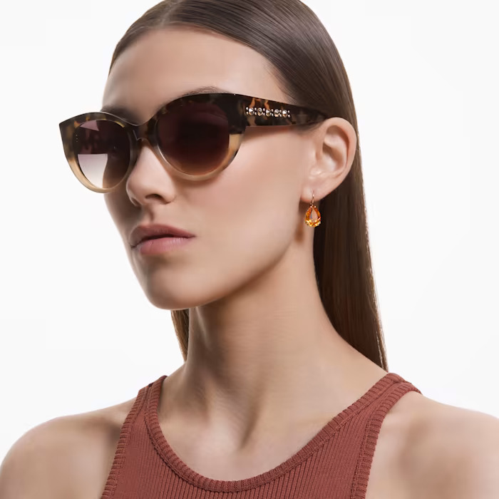 Okulary przeciwsłoneczne SWAROVSKI • Brązowe 5634753 2