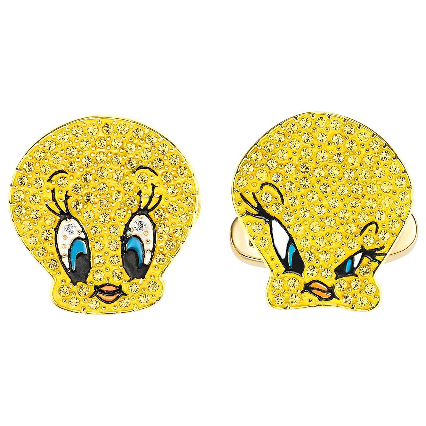 Spinki męskie SWAROVSKI • Looney Tunes Cufflink Tweety 5488598 2