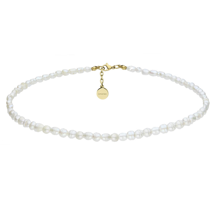 Naszyjnik choker z pereł WA516G 1