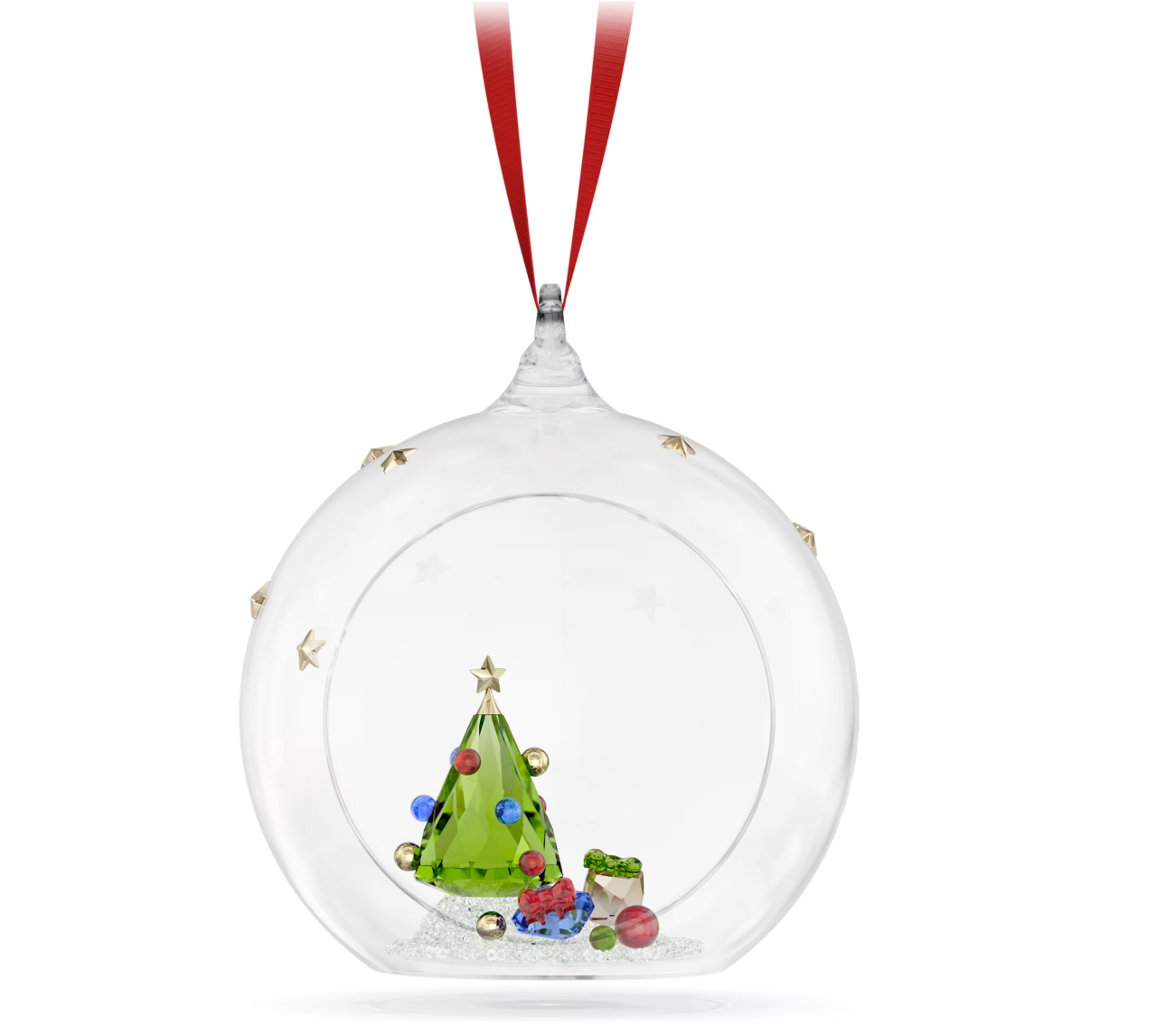 Figurka SWAROVSKI • Holiday Cheers Bombka z choinką i prezentami 5681633 1