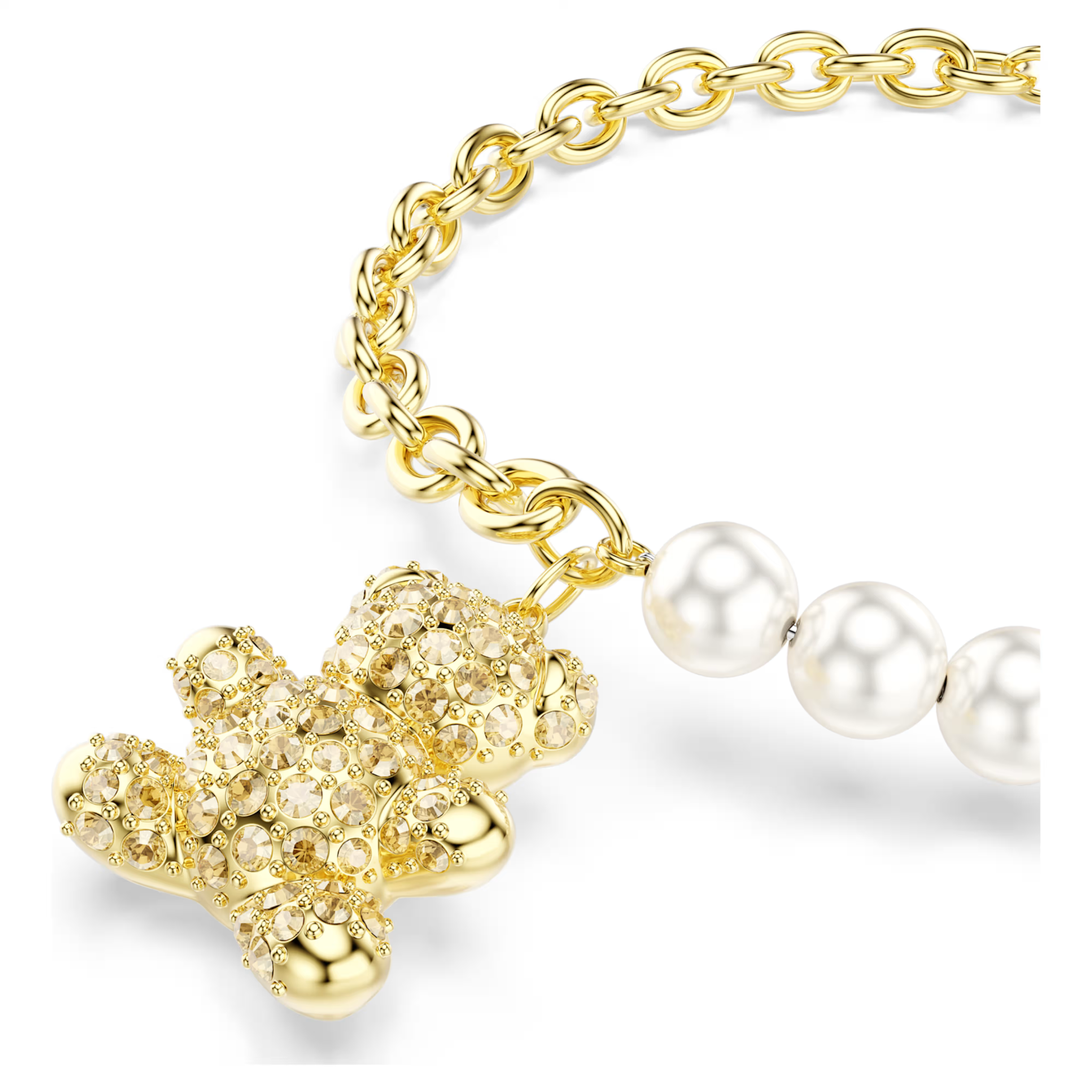 Bransoletka SWAROVSKI • Idyllia złoty miś 5737622 3
