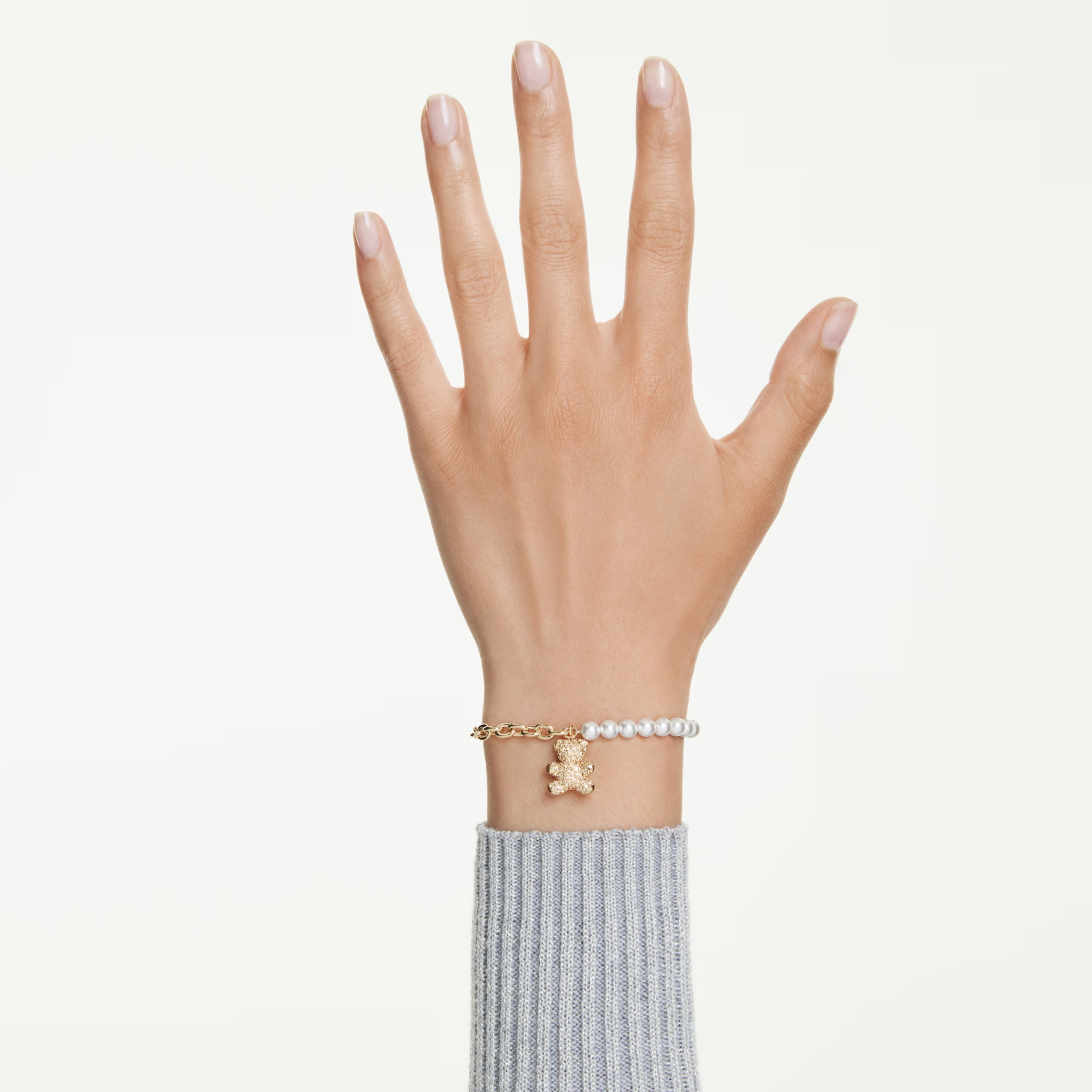 Bransoletka SWAROVSKI • Idyllia złoty miś 5737622 5