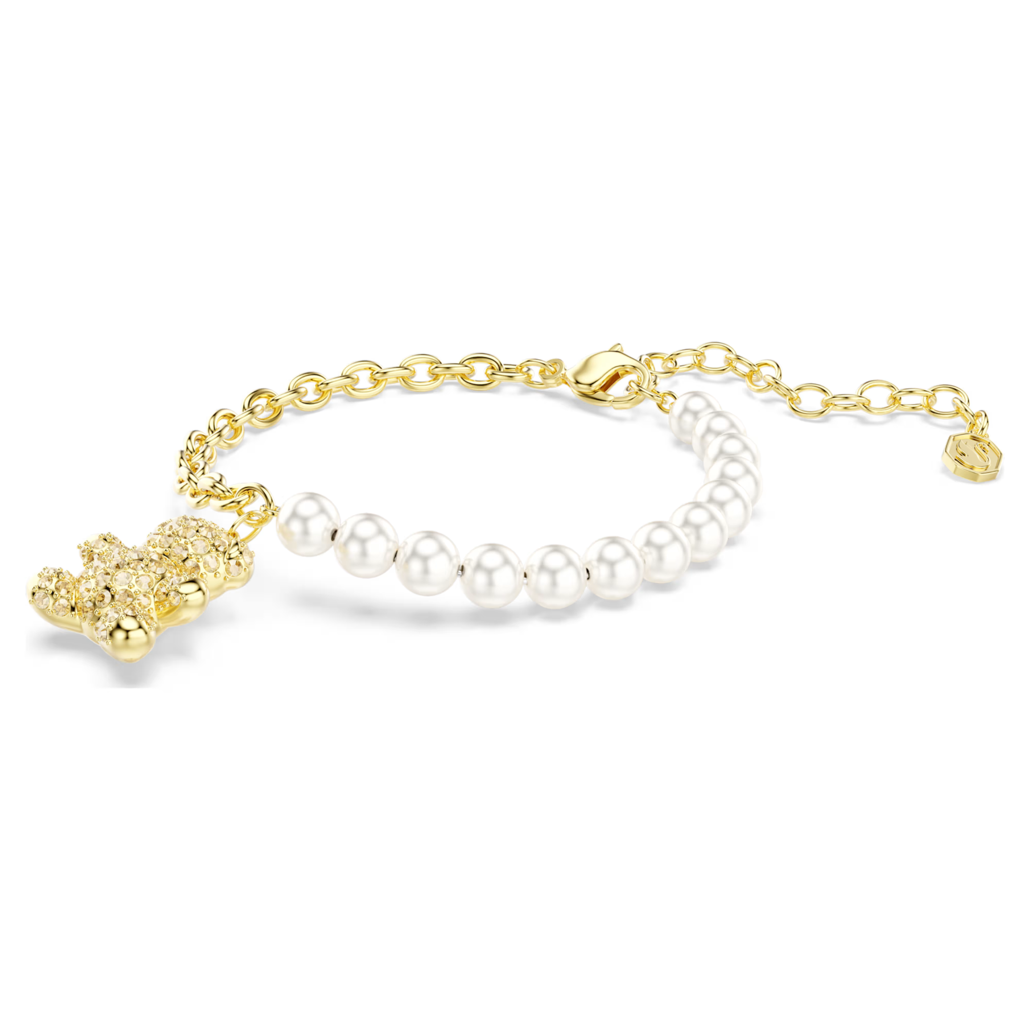 Bransoletka SWAROVSKI • Idyllia złoty miś 5737622 1