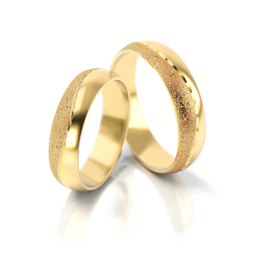 Obrączki ślubne żółte złoto 6 mm próba 585 • FS11/6 1