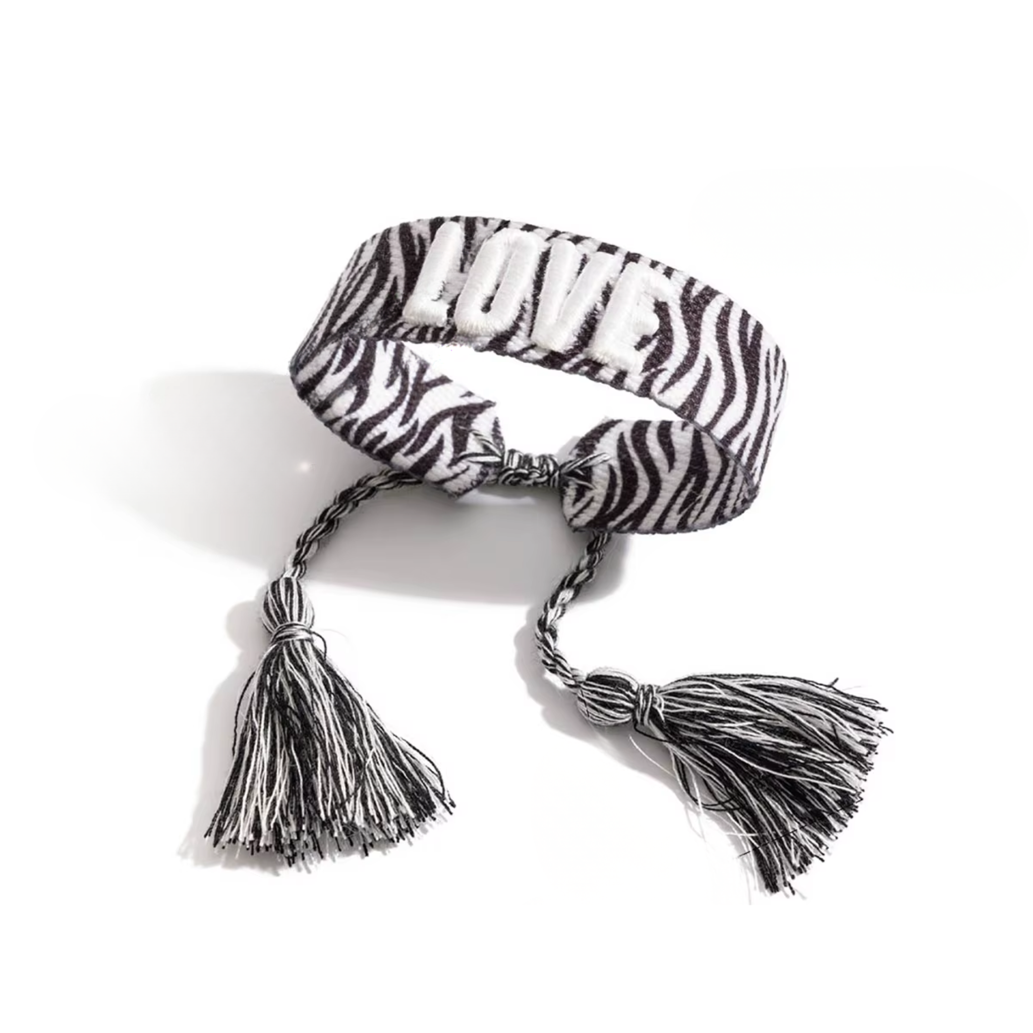 Bransoletka damska sznurek zebra love FUGJDB0207008 2