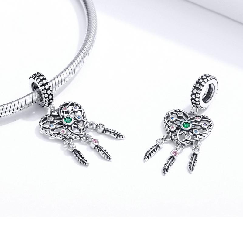 Charms Łapacz snów serce FUG0554 1