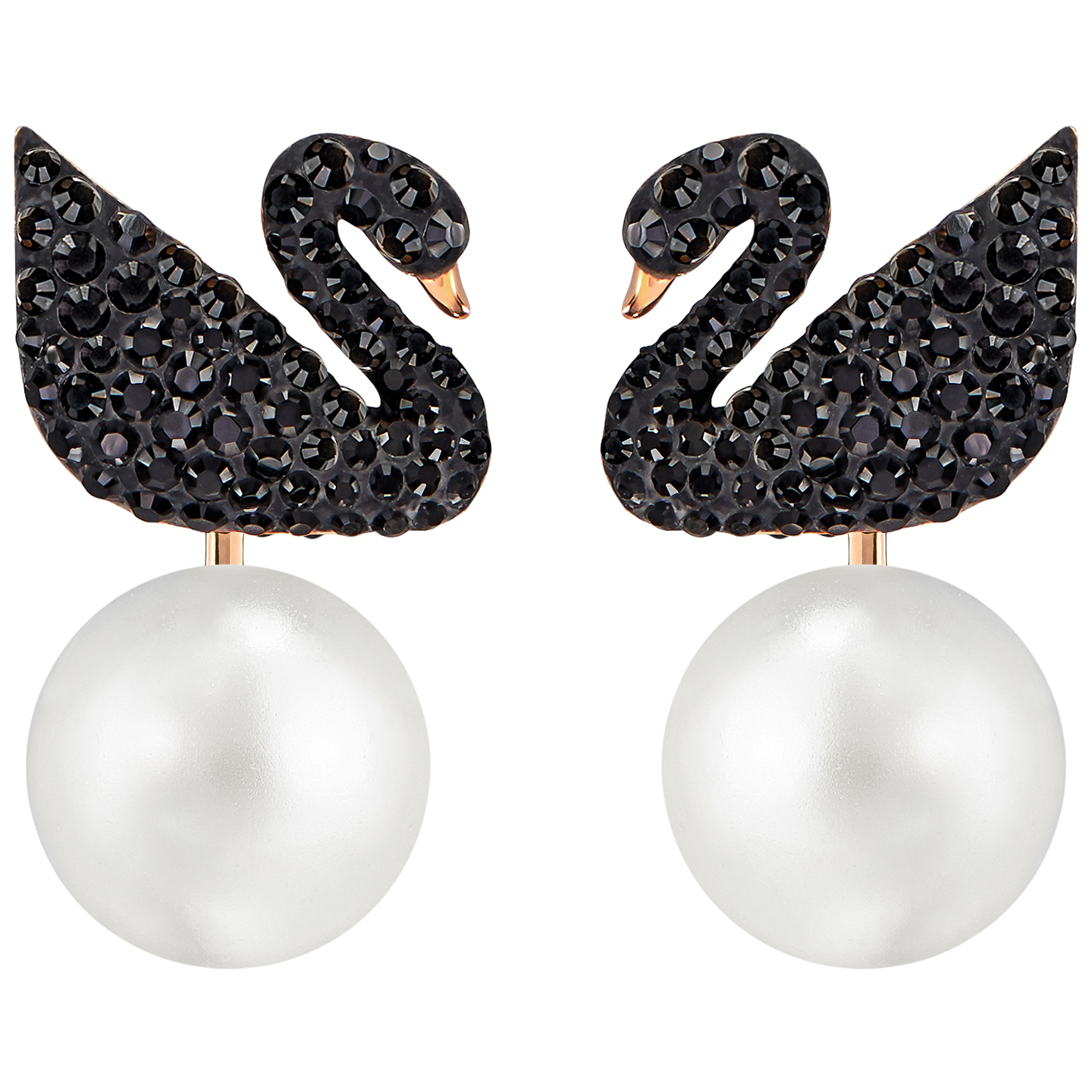 Swarovski kolczyki • Iconic Swan Pierced Earring 5193949 3