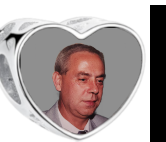 Charms • Zawieszka ze zdjęciem i grawerem • Serce ażurowe 2