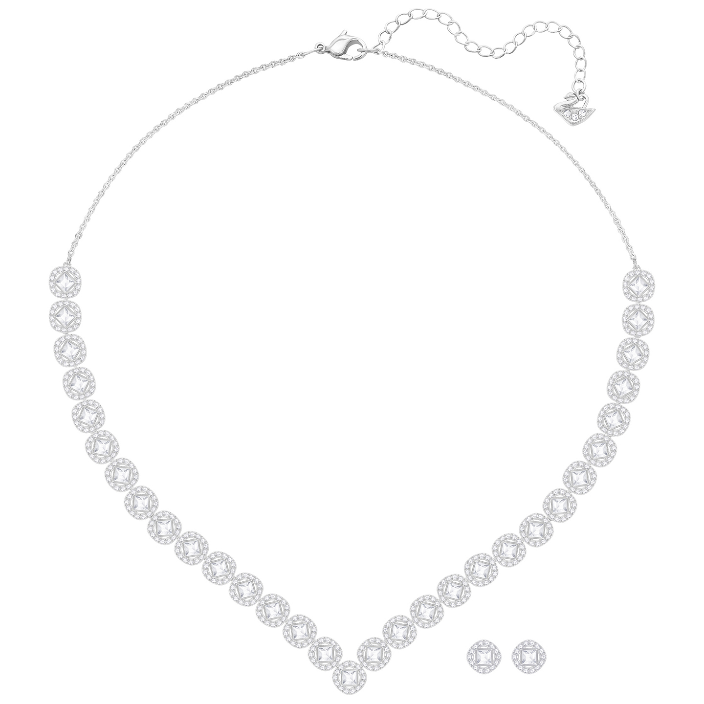 Zestaw SWAROVSKI • Angelic Square Set, Large, White 5364318 1