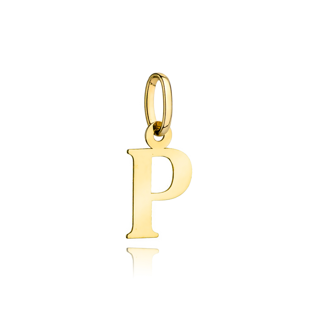 Zawieszka złota literka P P-FUG6-20-Z00110-2- 1