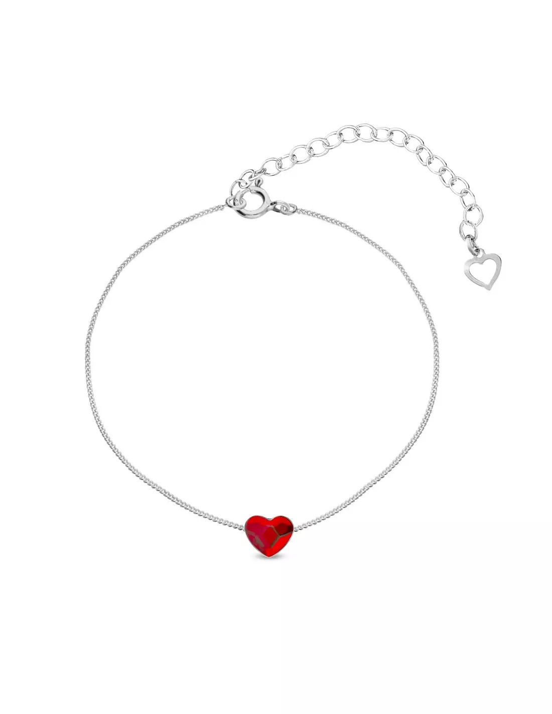 Bransoletka z kryształami Swarovskiego Spark Little Princess Heart Light Siam S B28086LSI-S 2