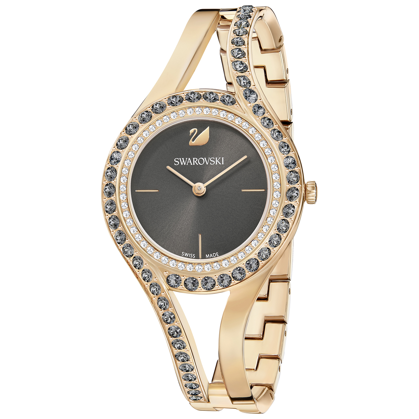 Zegarek Swarovski • Eternal Watch, Metal bracelet, Dark gray, Rose gold tone 5377551 1