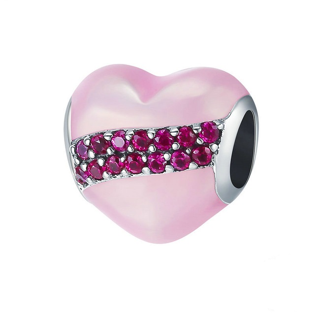 Charms Rożowe serce FUG0357 1