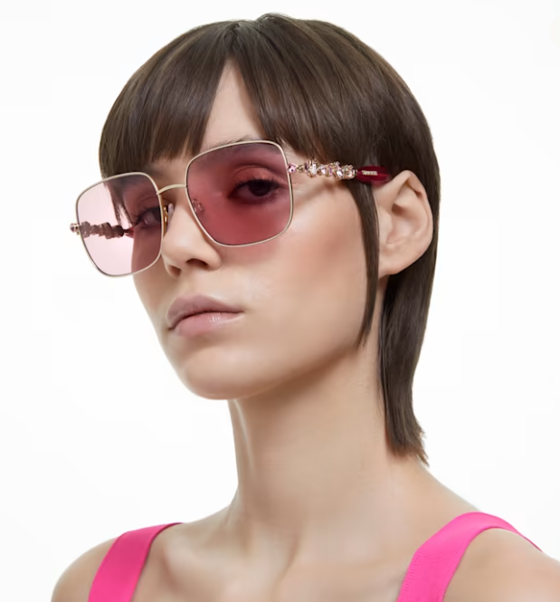 Okulary przeciwsłoneczne SWAROVSKI • Różowe 5634750 2