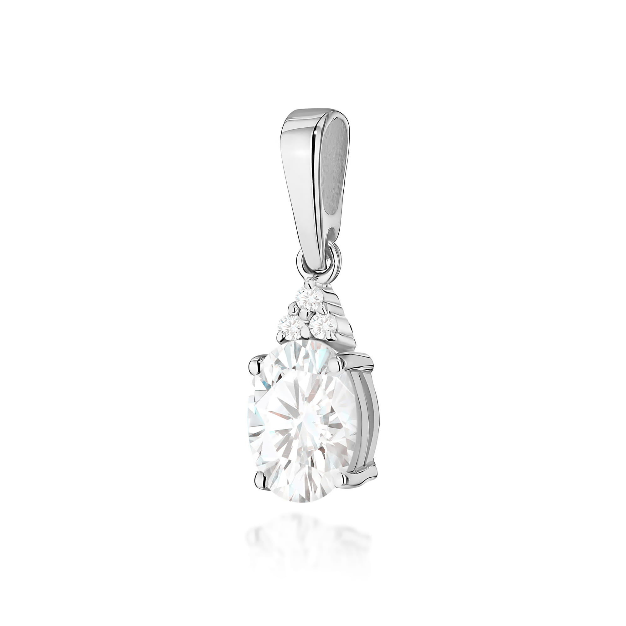 Zawieszka z białego złota z diamentami laboratoryjnymi FZ308-B585-LD0.73 1