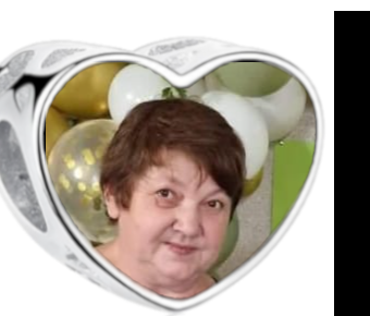 Charms • Zawieszka ze zdjęciem • Serce • Kotek 2
