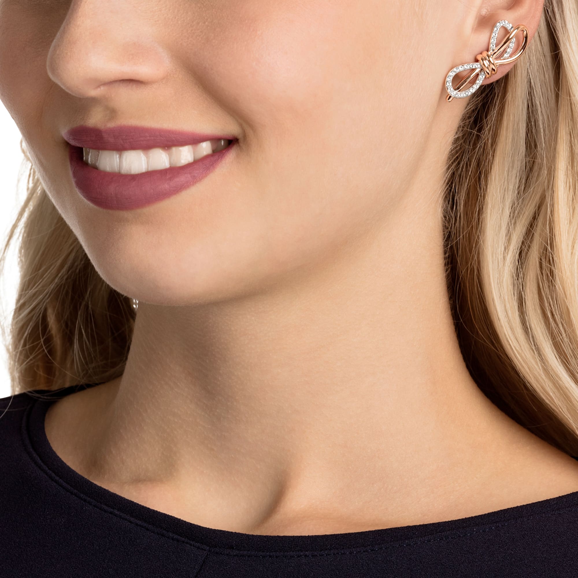 Kolczyki SWAROVSKI Lifelong Bow 5447089 1
