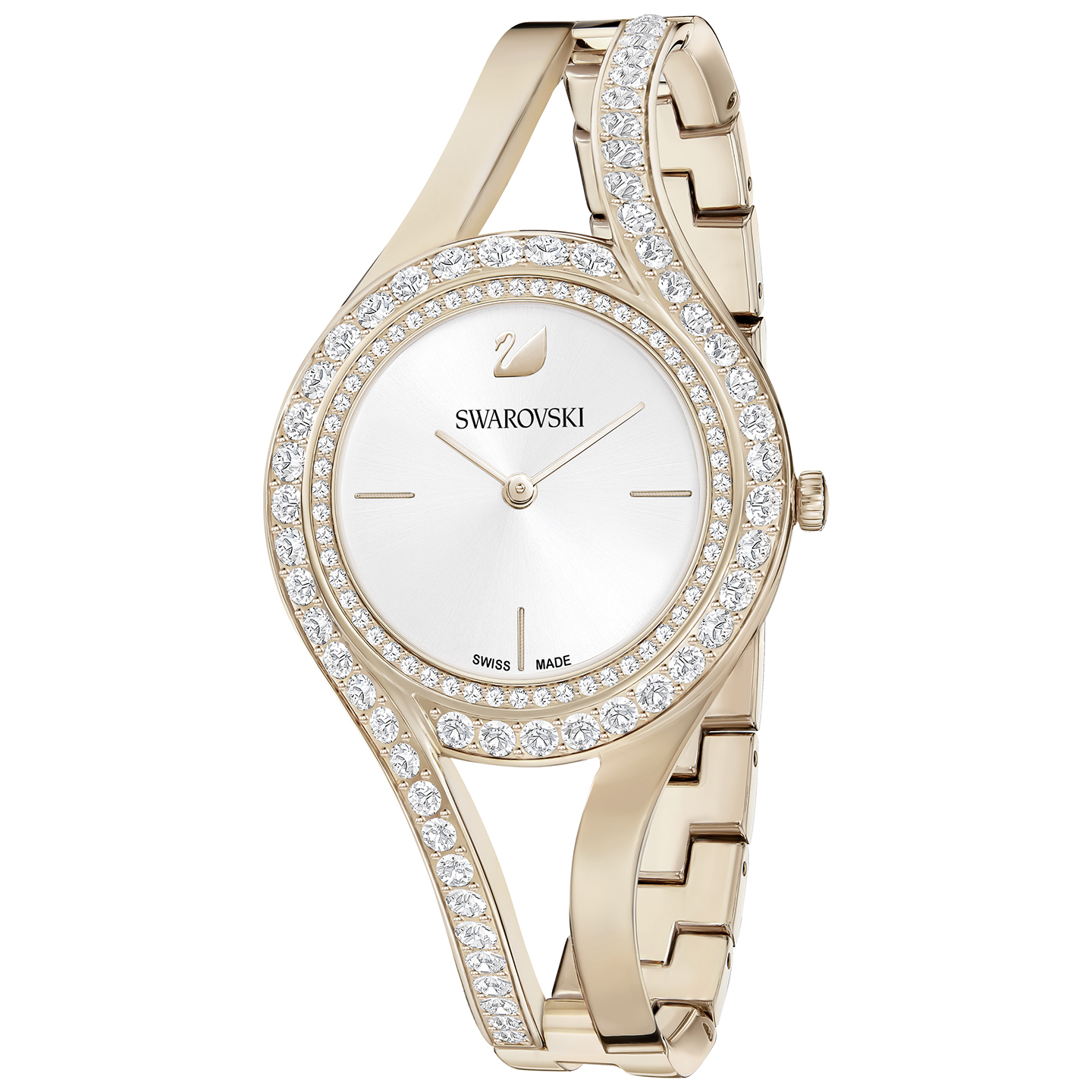 Zegarek Swarovski • Eternal Watch, Metal bracelet, White, Champagne gold tone 5377563 1