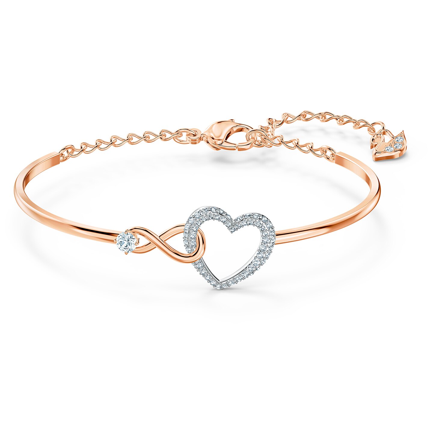 Bransoletka SWAROVSKI • Infinity Bangle Heart 5518869 3