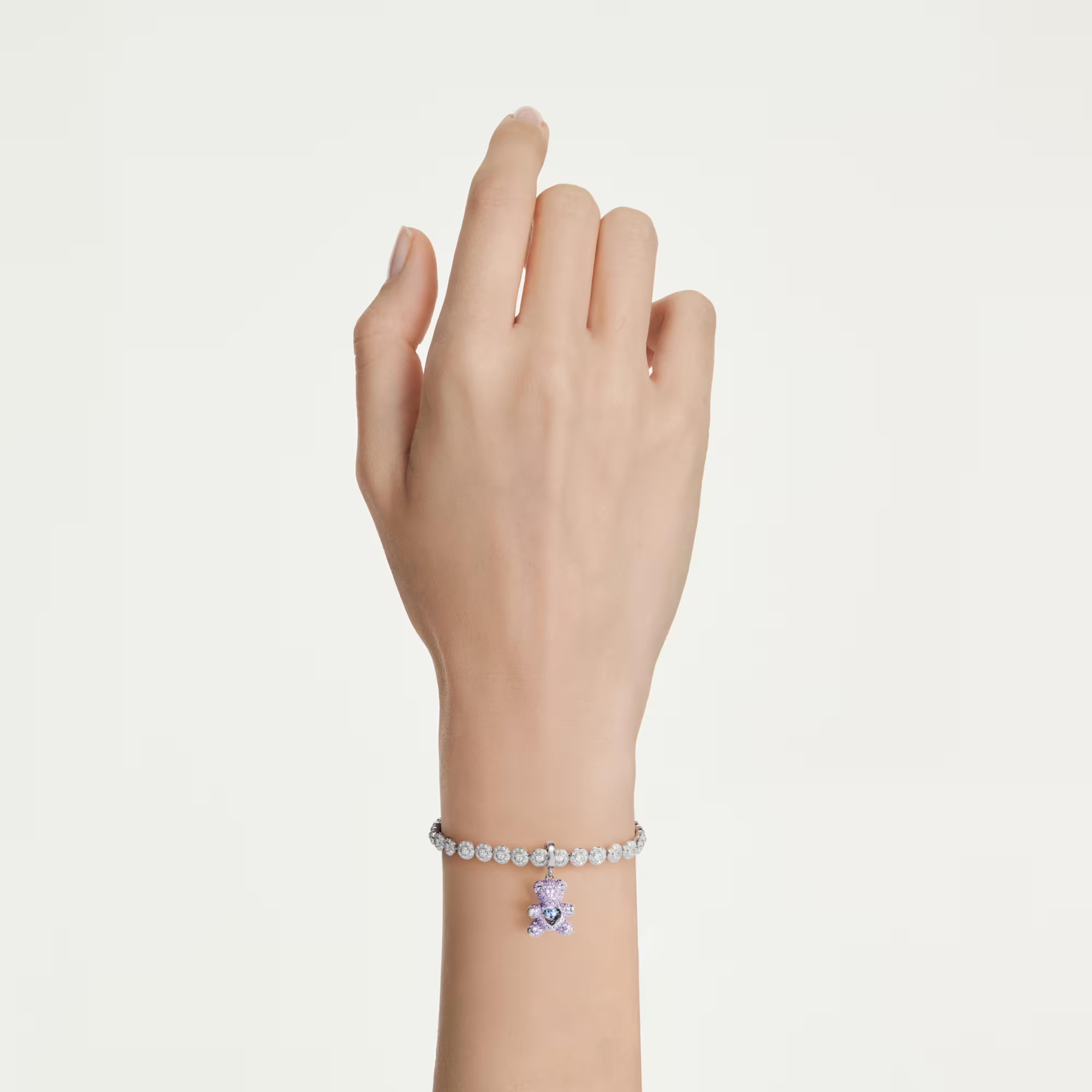 Charms SWAROVSKI • Idyllia fioletowy miś 5745610 2