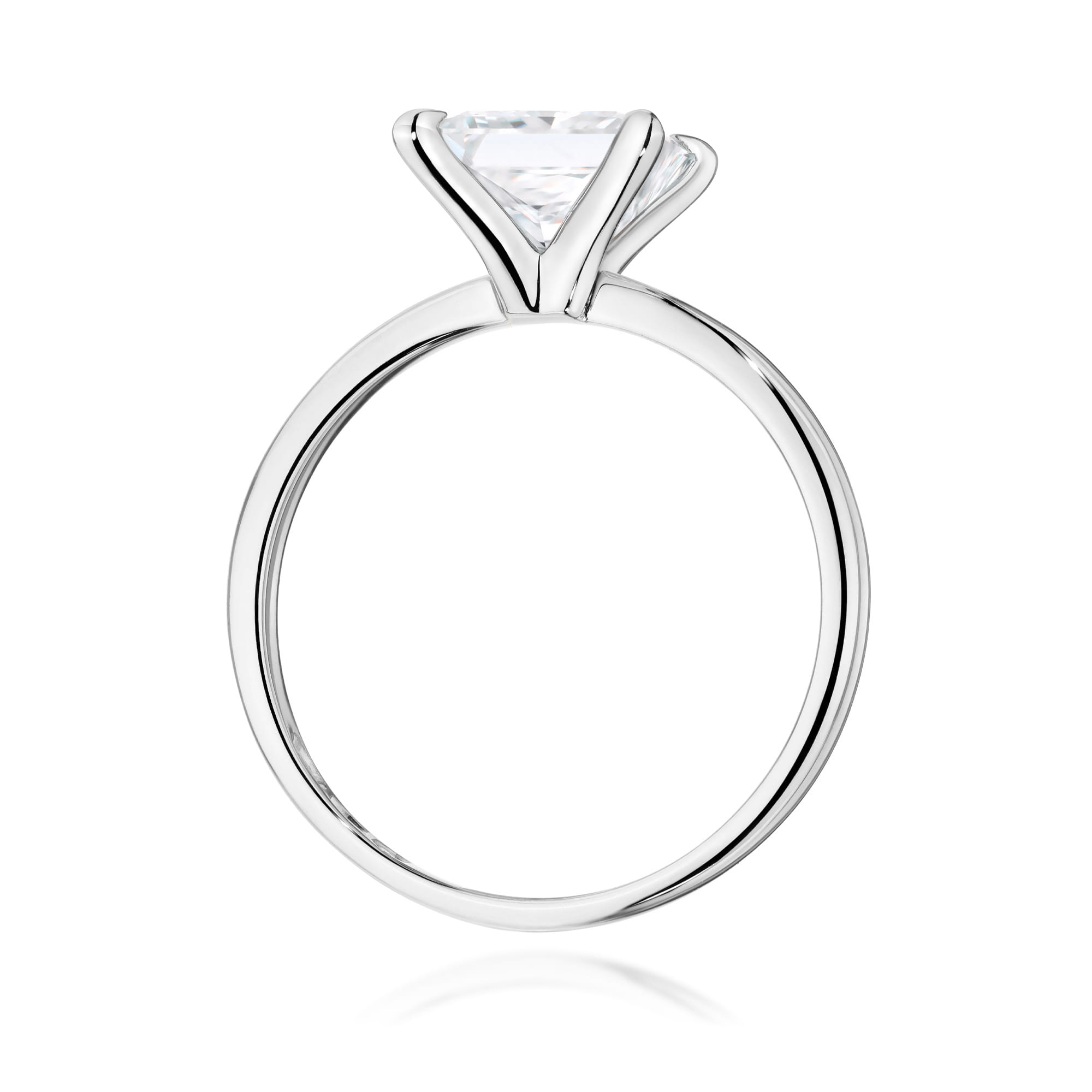 Pierścionek zaręczynowy z białego złota z diamentem laboratoryjnym 2.00 ct 3
