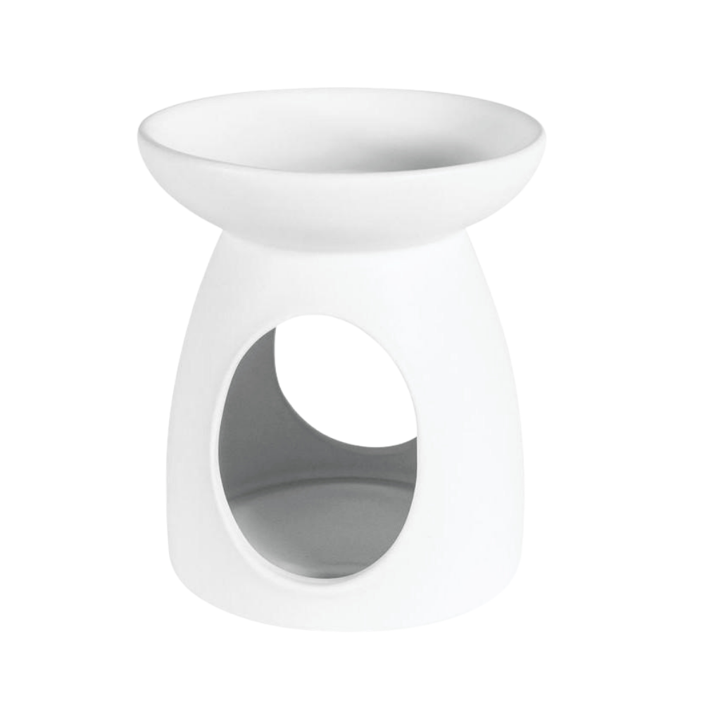 Kominek ceramiczny do wosków biały 3