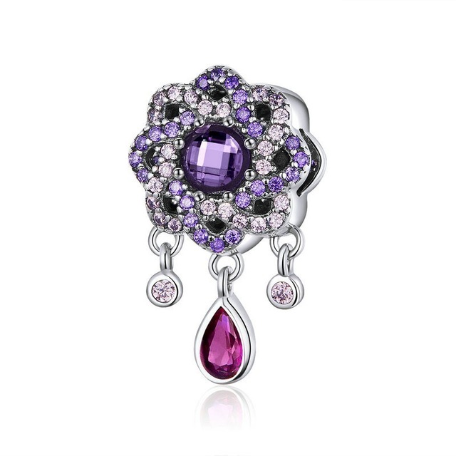 Charms Fioletowy kwiat FUG0484 3