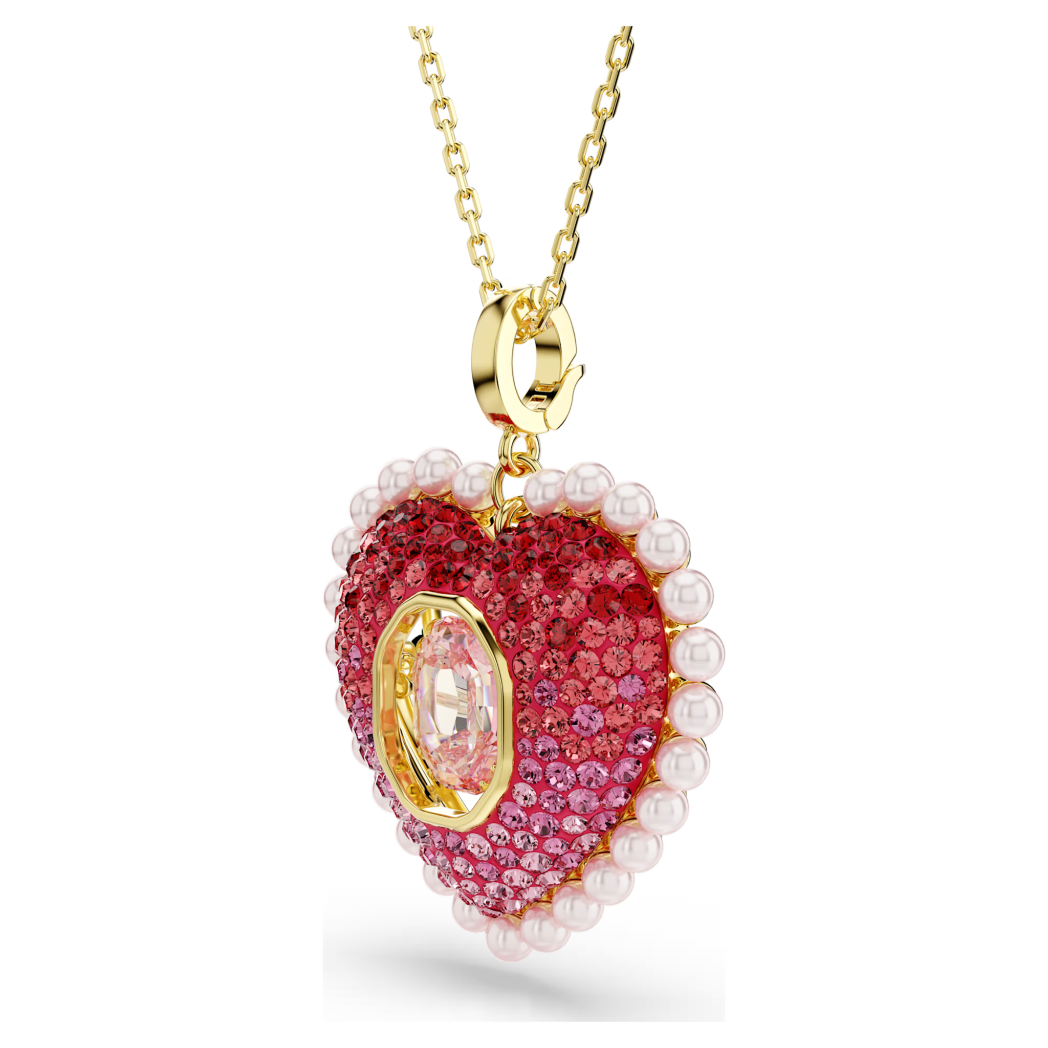 Naszyjnik SWAROVSKI • Idyllia różowe serce 5742958 2