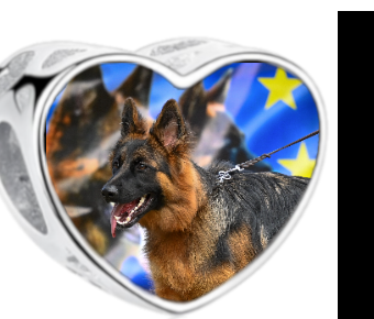 Charms • Zawieszka ze zdjęciem i grawerem • Serce ażurowe 2