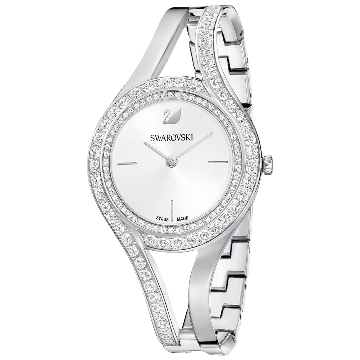 Zegarek Swarovski • Eternal Watch, Metal bracelet, White, Silver tone 5377545 1