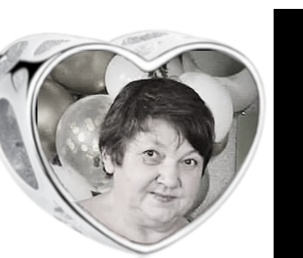 Charms • Zawieszka ze zdjęciem i grawerem • Serce ażurowe 2