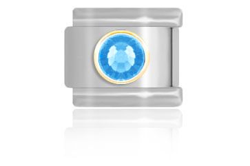 Zawieszka MaybeMe Błękitny kryształ Swarovski 1