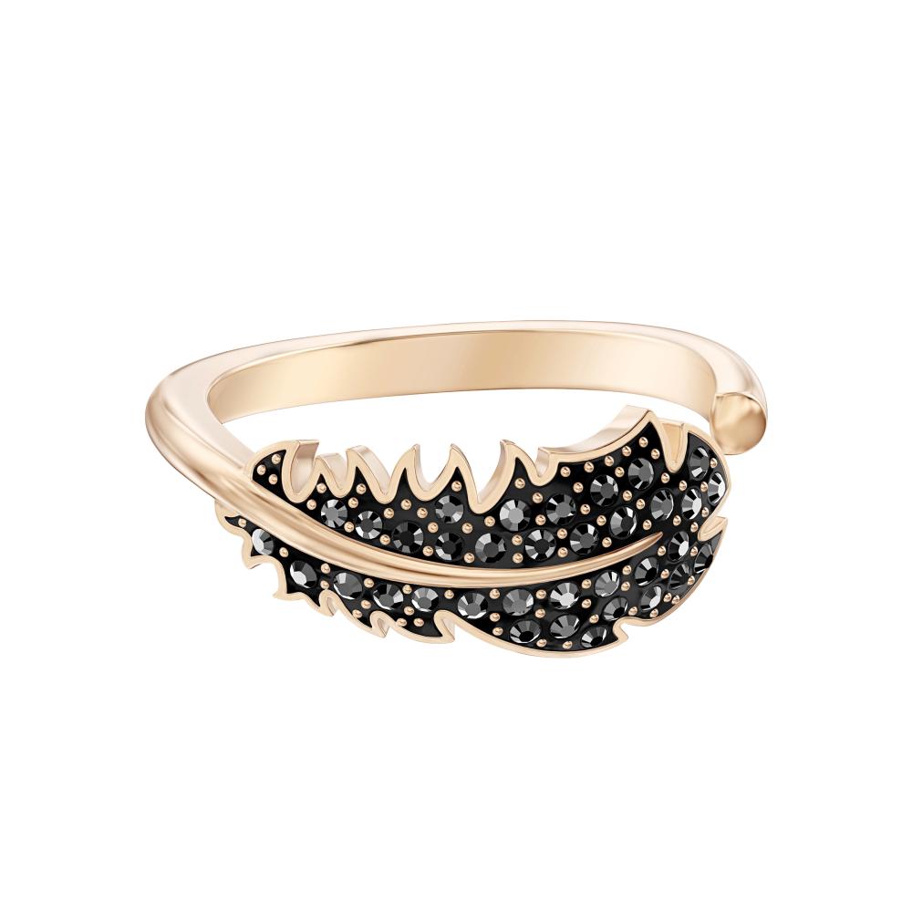 Pierścionek SWAROVSKI • Naughty Motif Ring, Black, Rose-gold tone plated 5509676 5495296 5509681 2